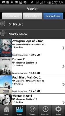 Movie Night Out android App screenshot 2